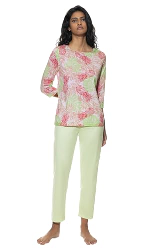 Mey Nachtwäsche Serie Pink Pineapple Damen Schlafanzüge 7/8 Raspberry Pink S(38) von Mey