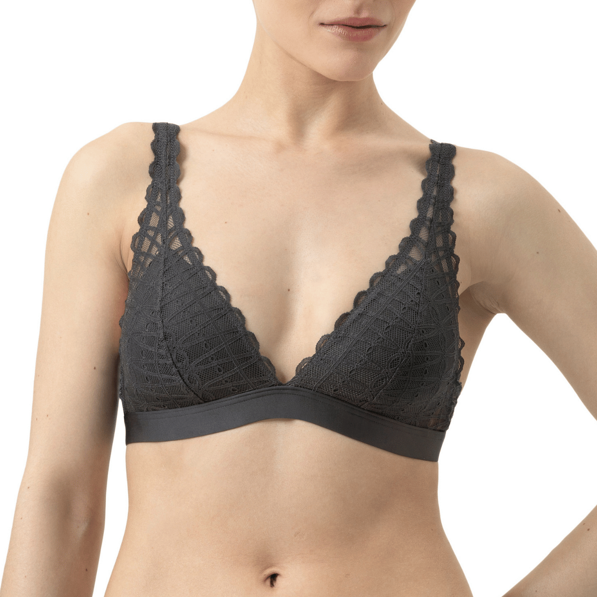 Mey Poetry Temptation BH ohne Bügel, Grau, Größe: XS, Damen Mey Poetry Temptation BH ohne Bügel, Grau, Größe: XS, Damen von Mey