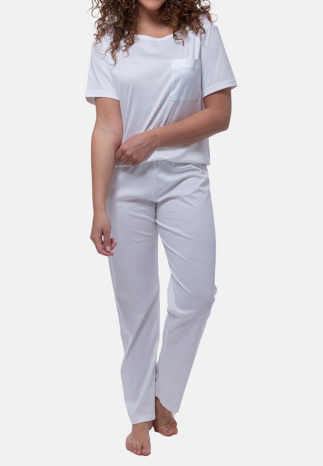 Mey Pyjama Malea (Set, 2 tlg) Schlafanzug - Baumwolle - Atmungsaktiv - Hautfreundliche Baumwolle von Mey