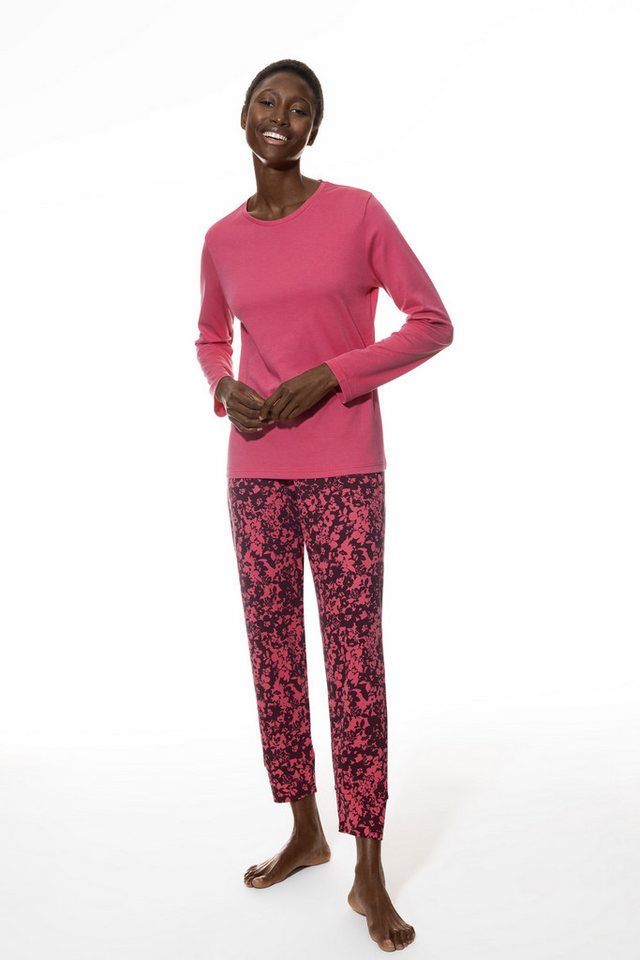Mey Pyjama Mey Damen Pyjama 1240032 French Fuchsia (1 Stück, 1 tlg., 1 Stück) 7/8 Hose von Mey