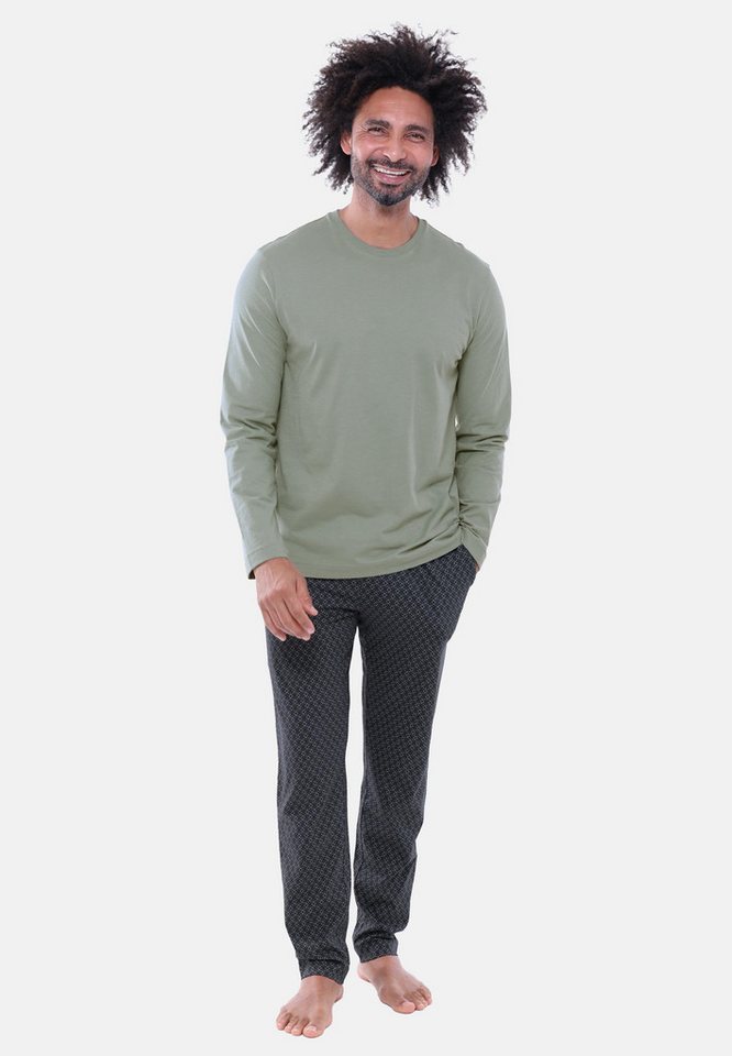 Mey Pyjama Midnight Classic (Set, 2 tlg) Schlafanzug - Baumwolle - Blickdicht von Mey