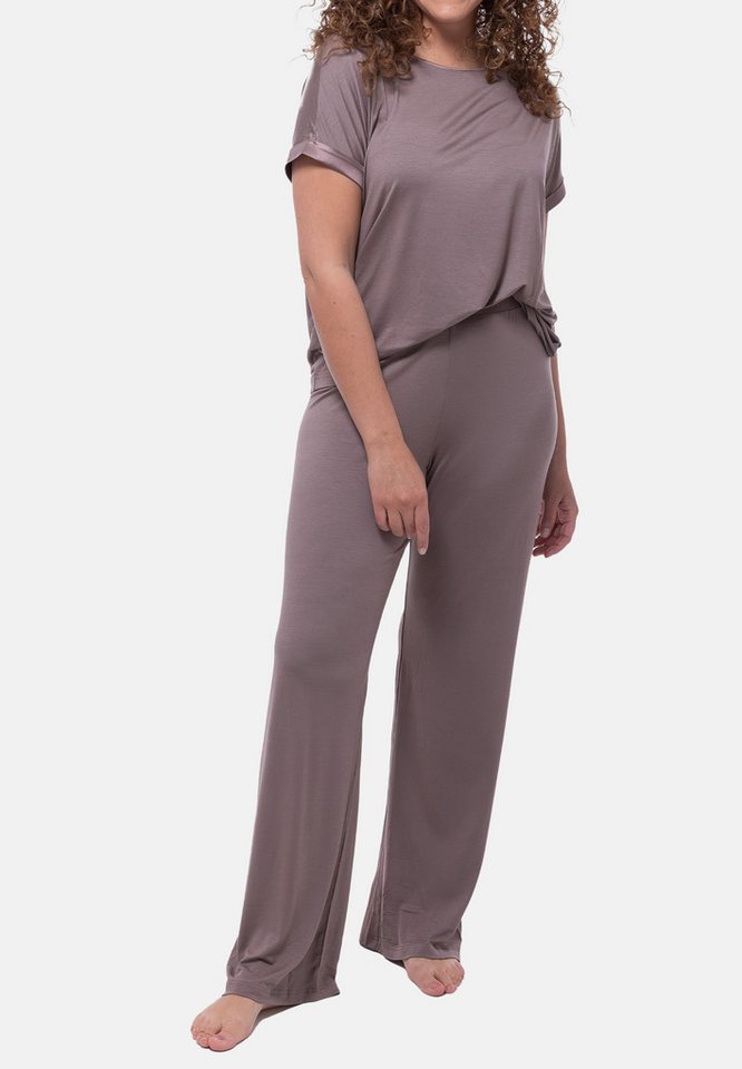 Mey Pyjama Pure Chic (Set, 2 tlg) Schlafanzug - Leicht - Weiches Material mit Satinakzenten von Mey