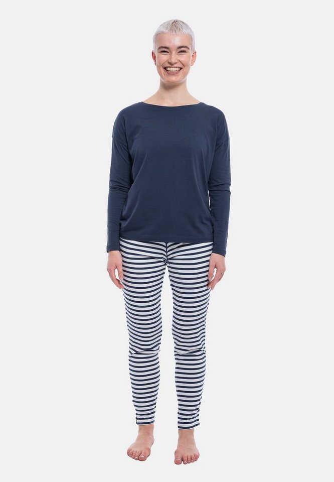 Mey Pyjama Tessie (Set, 2 tlg) Schlafanzug - Atmungsaktiv - Langarm-Shirt und lange Hose im Set von Mey