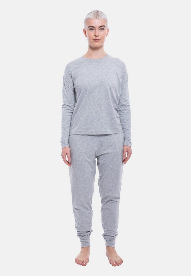 Mey Pyjama Yona (Set, 2 tlg) Schlafanzug - Atmungsaktiv - Langarm-Shirt und lange Hose im Set von Mey