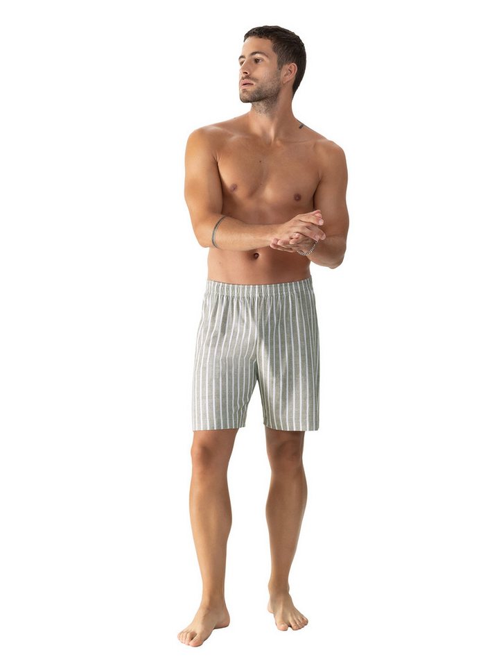 Mey Pyjamahose Mey Herren Hose kurz 31206 Salvia (1 Stück, 1-tlg., 1 Stück) von Mey