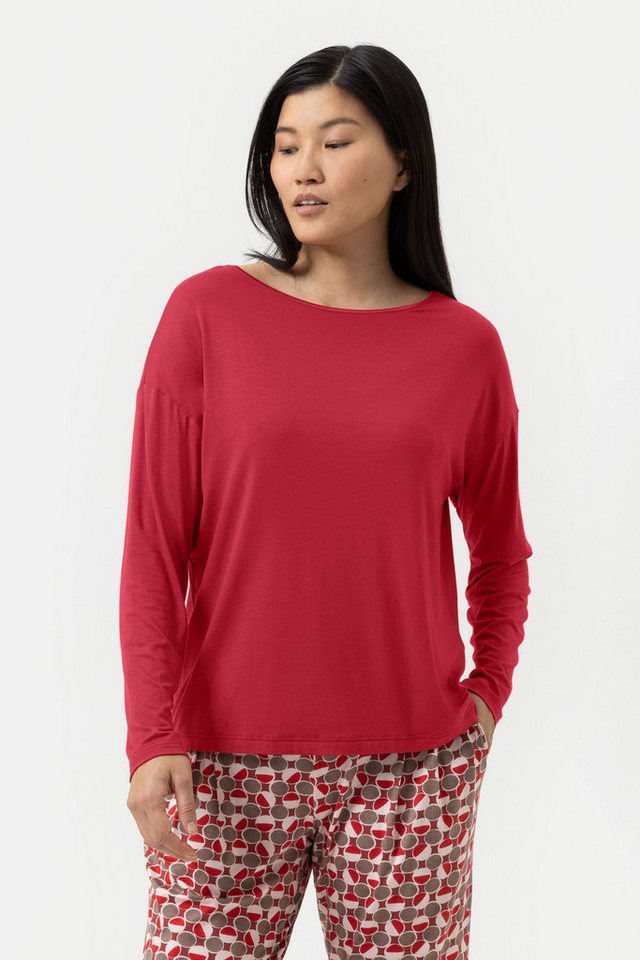 Mey Pyjamaoberteil Damen Serie Pure Chic Uni (1-tlg) von Mey