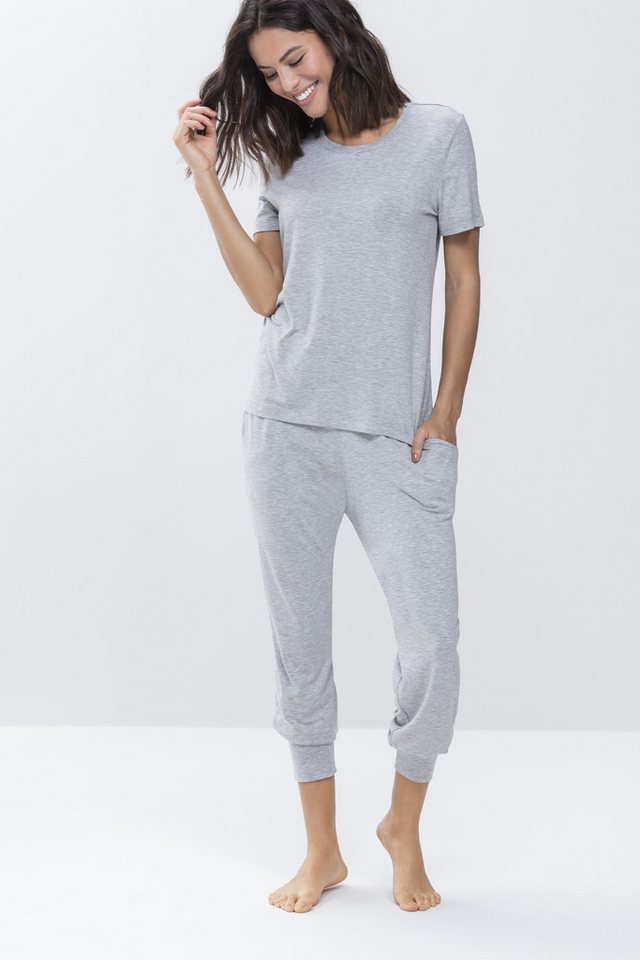 Mey Pyjamaoberteil Damen Serie Sleepy & Easy uni (1-tlg) von Mey