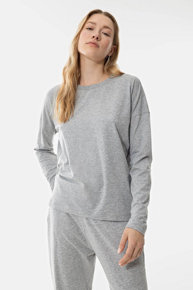 Mey Pyjamaoberteil Damen Serie Yona Unifarben (1-tlg) von Mey