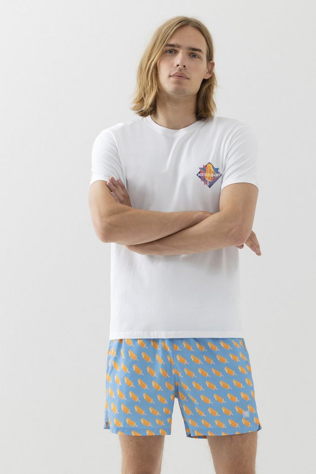 Mey Pyjamaoberteil Herren Serie RE:THINK ICE Mit Motiv: ICE ICE BABY (1-tlg) von Mey