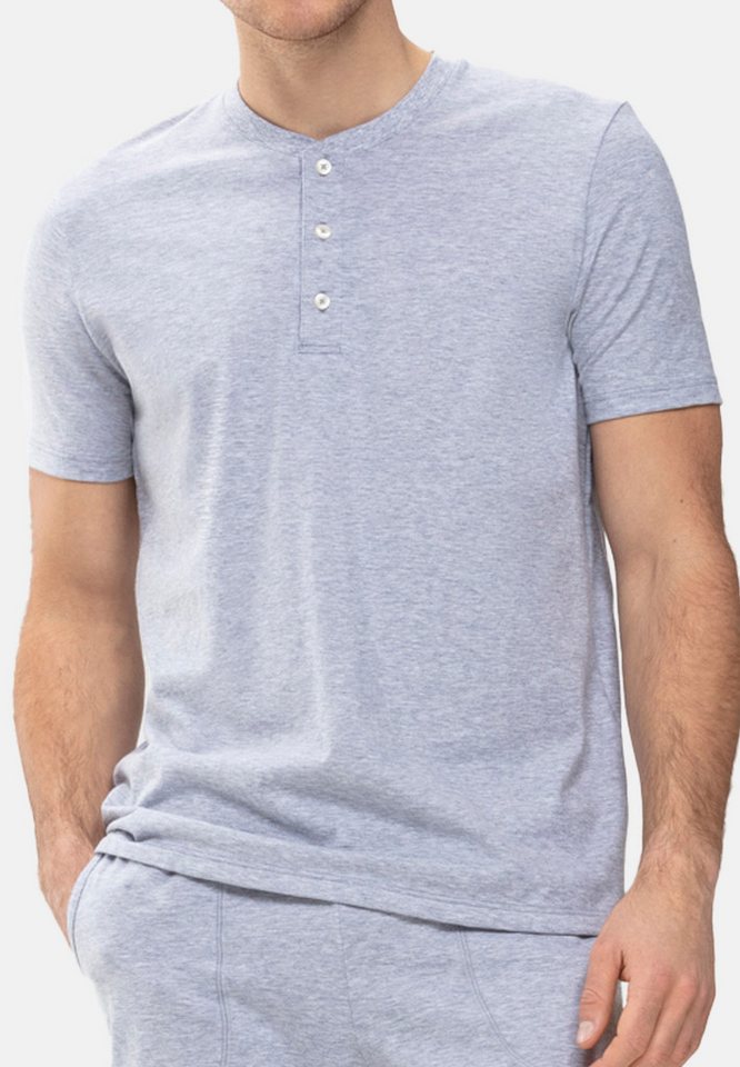 Mey Pyjamaoberteil Ringwood (1-tlg) Pyjama Oberteil - Baumwolle - Kurzarm-Shirt mit legerer Passform von Mey