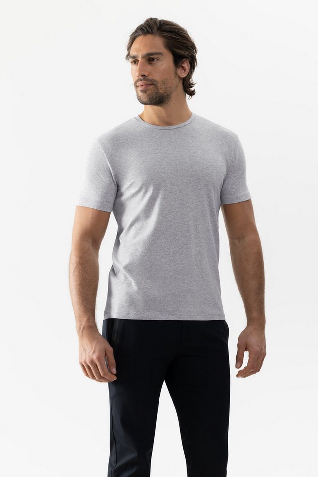 Mey Kurzarmshirt Herren Serie Relax Uni (1-tlg) Basic Shirt, zeitloses Design, Bio-Baumwoll-Mix, Rundhals von Mey