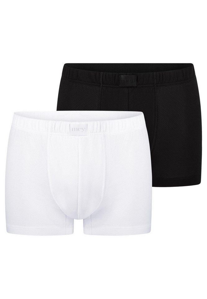Mey Retro Boxer 2er Pack Dry Cotton Breeze (Spar-Set, 2-St) Retro Short / Pant - Baumwolle - ohne Eingriff - Atmungsaktiv von Mey