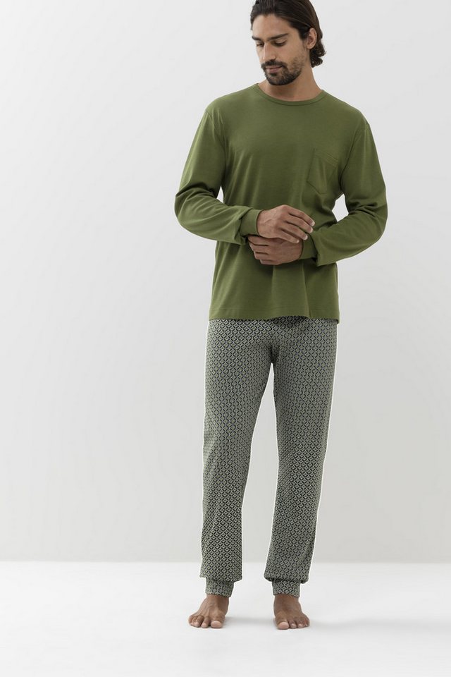 Mey Schlafanzug Herren Serie Retro Pattern Minimalprint (2 tlg) von Mey