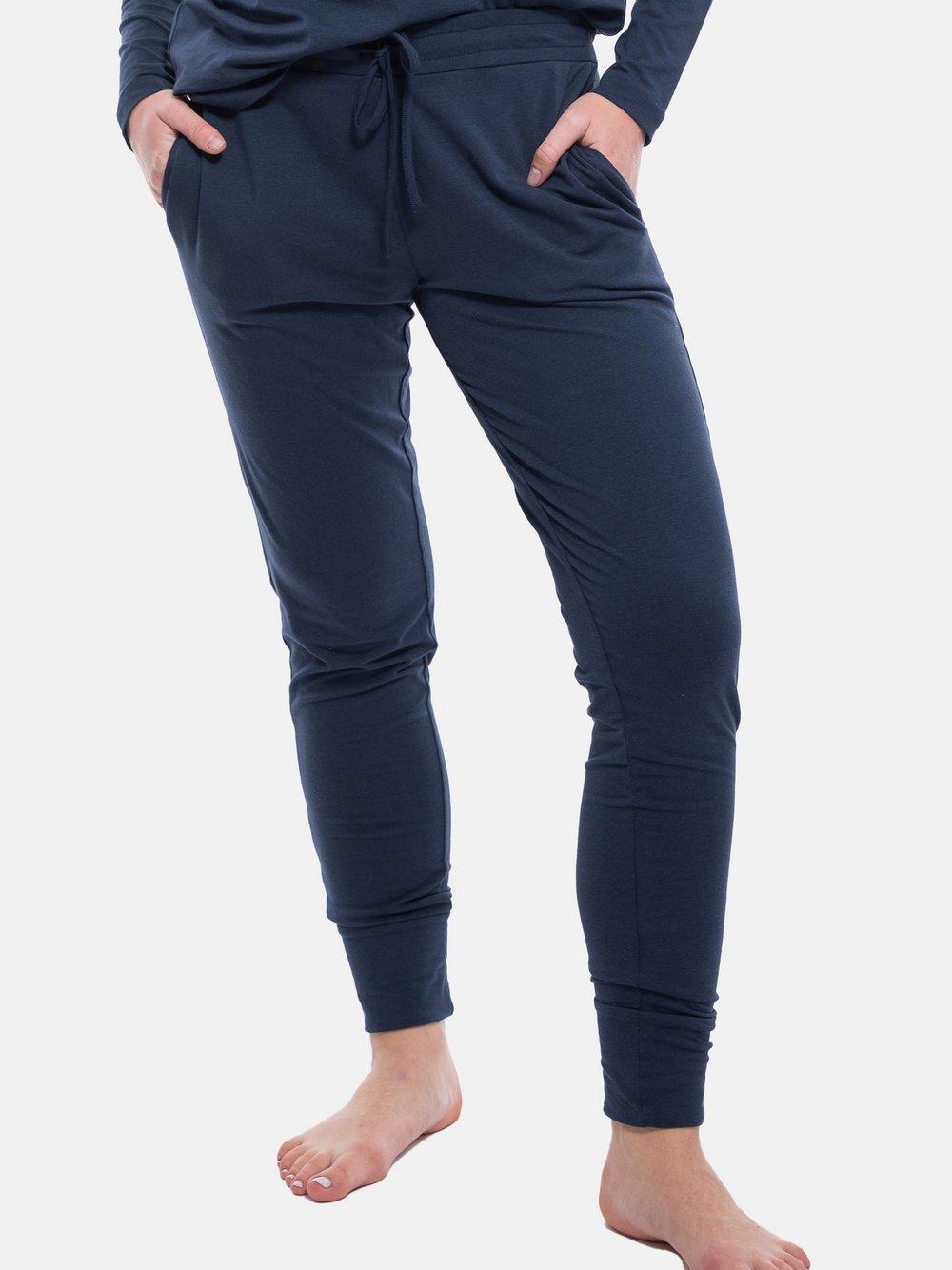 Mey Schlafanzug Hose Damen, blau von Mey