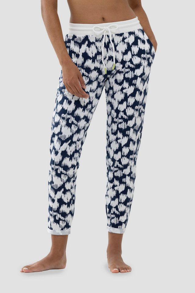 Mey Schlafhose Damen Serie Caren Ausgefallener Print (1-tlg) von Mey
