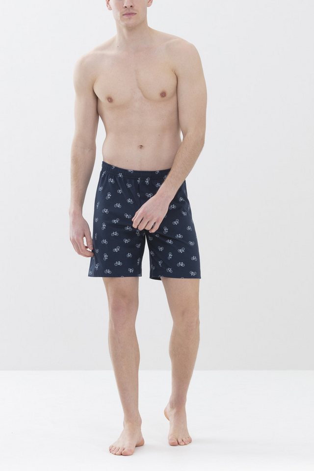 Mey Schlafhose Herren Serie Bike Ausgefallener Print: Fahrräder (1-tlg) Kurze Pyjamahose, Komfortbund, lässig & bequem, Single Jersey von Mey