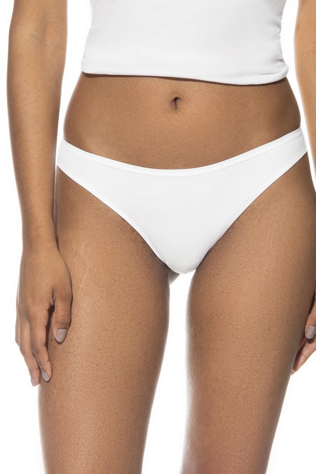 Mey Slip Brasil String mit Spitze SERIE ORGANIC COTTON von Mey