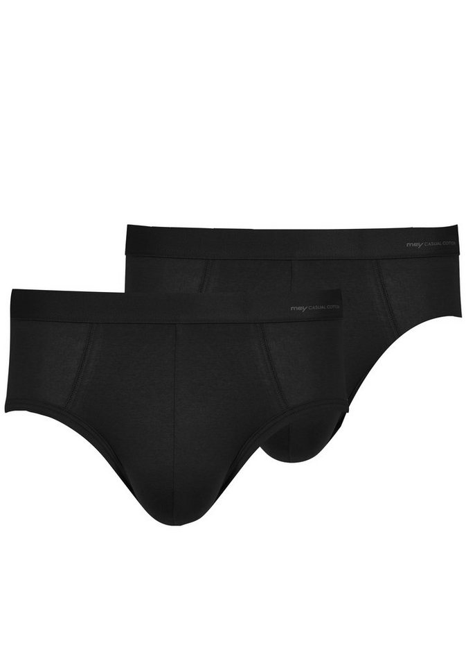 Mey Slip CASUAL COTTON (2er-Pack) ohne auftragende Seitennähte von Mey