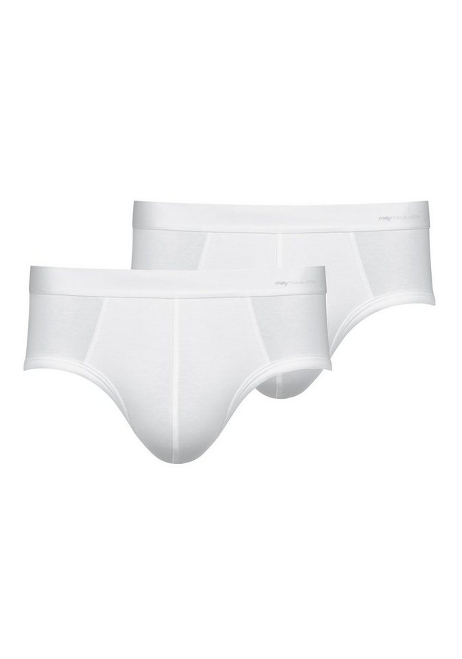 Mey Slip CASUAL COTTON (2er-Pack) ohne auftragende Seitennähte von Mey