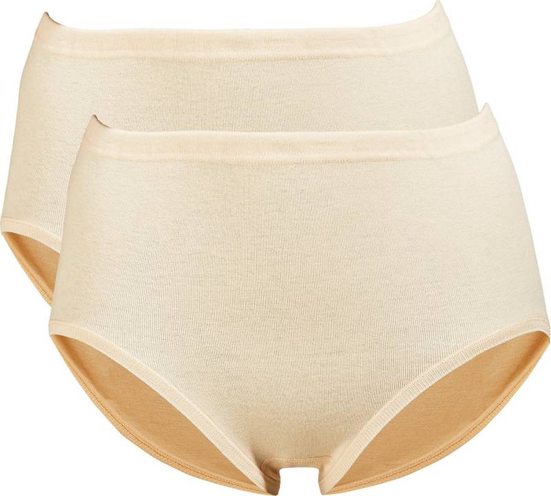 Mey Slip Damen-Taillenslip 2er-Pack Feinripp Uni von Mey
