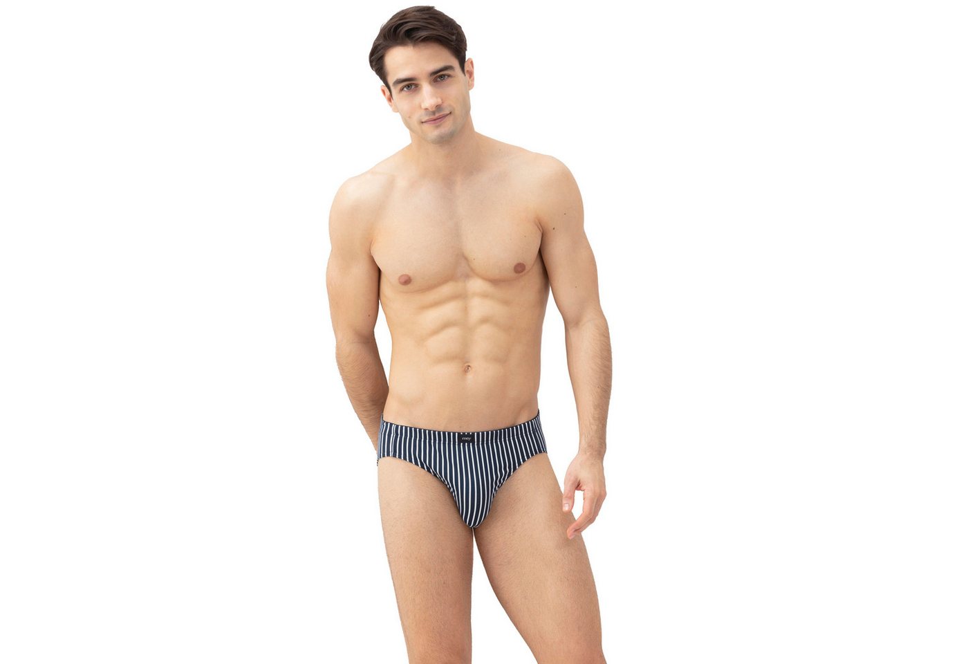 Mey Slip Herren Jazz-Pant Slip gestreift aus Bio-Baumwolle von Mey