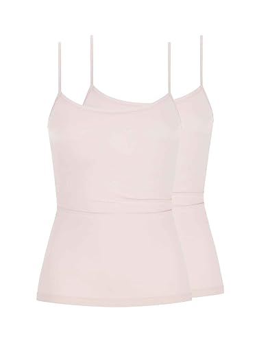 Mey Superfine Organic Spaghetti-Top, Doppelpack Damen von Mey