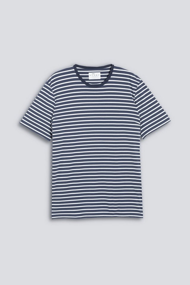 Mey T-Shirt Herren Serie Cotone Stretch Rigato (1-tlg) von Mey