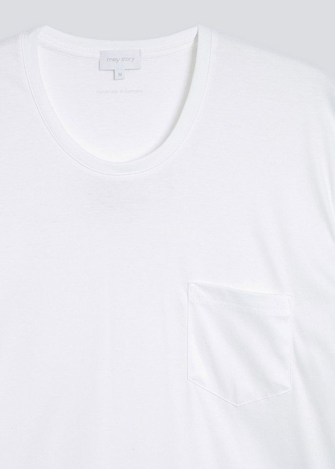 Mey T-Shirt Herren Serie mey story Uni (1-tlg) von Mey