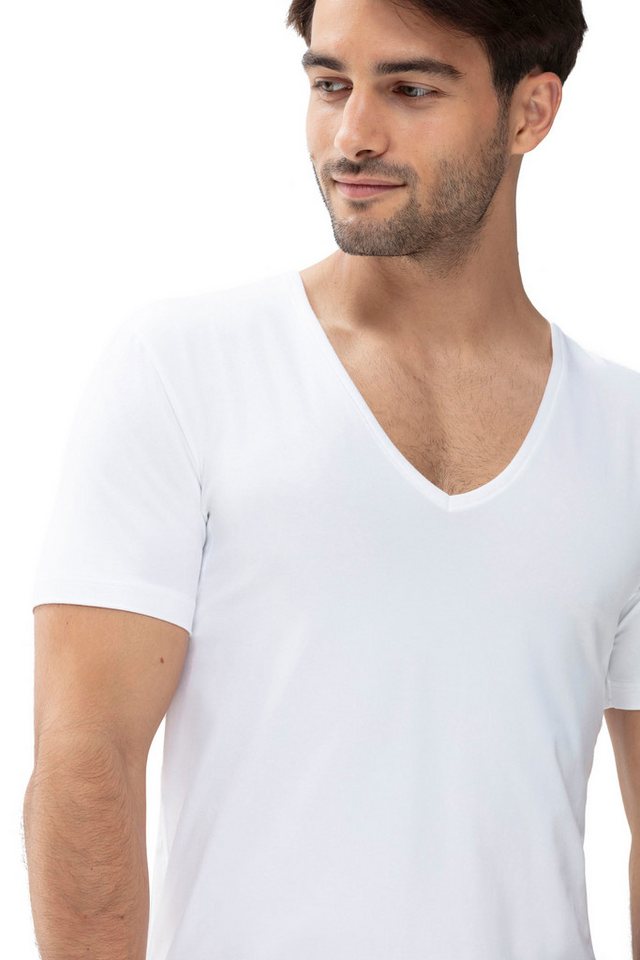 Mey T-Shirt Herren V-Neck Funktions-Shirt "Anti-Schweiß" Dry Cotton von Mey