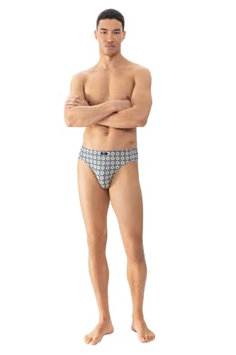 Mey Tagwäsche Serie Contrast Pattern Herren Jazz-Pants Pale Sun L(6) von Mey