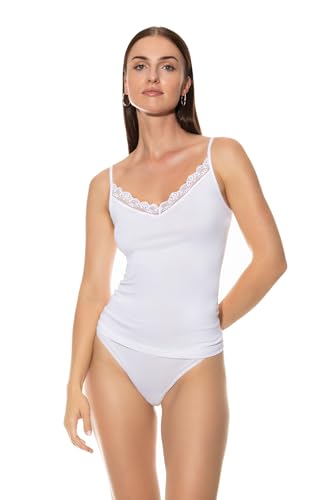 Mey Tagwäsche Serie Daily Sense Damen Spaghetti Tops Weiss L-XL(42/44) von Mey