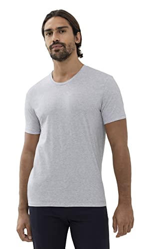 Mey Tagwäsche Serie Dry Cotton Colour Herren Homewear Shirts Light Grey Melange S(S) von Mey