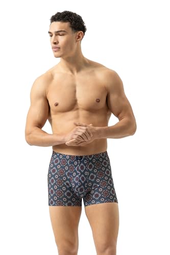 Mey Tagwäsche Serie Elegant Pattern Herren Shorties Galactic Blue L(6) von Mey
