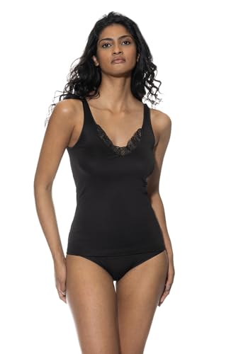 Mey Tagwäsche Serie Emotion Elegance Damen Tops breiter Träger Schwarz XXL(46) von Mey