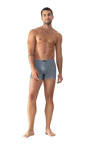 Mey Tagwäsche Serie Flowery Herren Shorties Deep Blue Sky M(5) von Mey