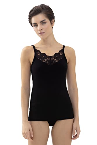 Mey Tagwäsche Serie Organic Cotton Damen Spaghetti Tops Schwarz S(S) von Mey