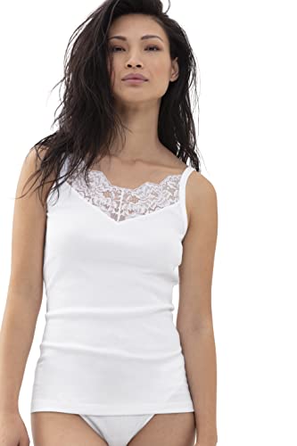 Mey Tagwäsche Serie Organic Cotton Damen Spaghetti Tops Weiss L(L) von Mey