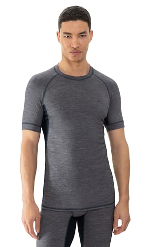 Mey Tagwäsche Serie PRFRMNC+ Herren Homewear Shirts Indigo Melange M(M) von Mey