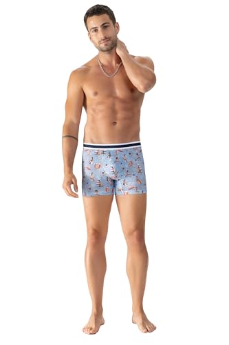 Mey Tagwäsche Serie Pin Up Girls Herren Shorties Baltic Ocean L(6) von Mey