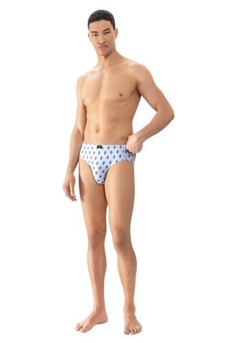 Mey Tagwäsche Serie Stripes with Tie Pattern Herren Jazz-Pants Blue Haze L(6) von Mey