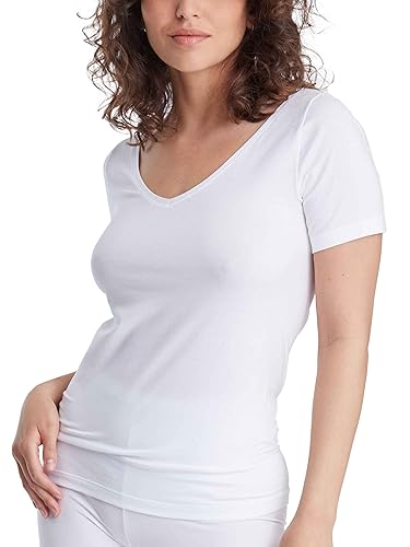 Mey Tagwäsche Serie Superfine Organic Damen Shirts 1/2 Arm Weiss S(38) von Mey