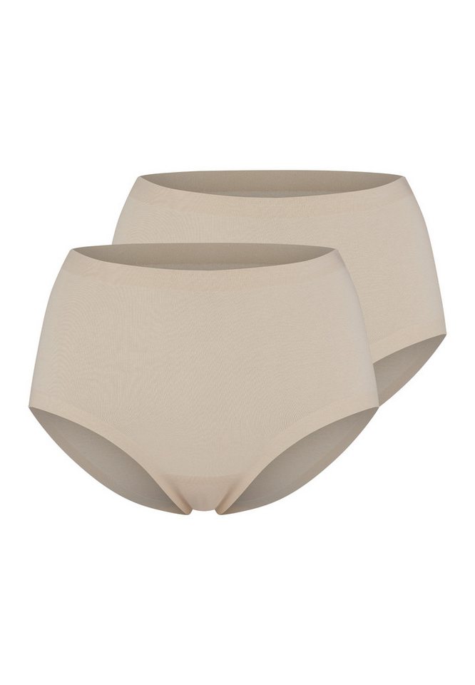 Mey Taillenslip 2er Pack Natural Second Me (Spar-Set, 2-St) Taillen Slip - Baumwolle - Atmungsaktiv - Elastisches Material von Mey