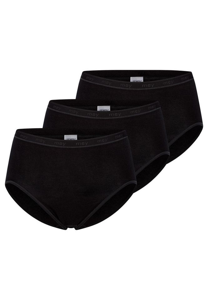 Mey Taillenslip 3er Pack MY Best of (Spar-Set, 3-St) Taillen Slip - Baumwolle - Baumwolleinsatz auf der Schrittinnenseite von Mey