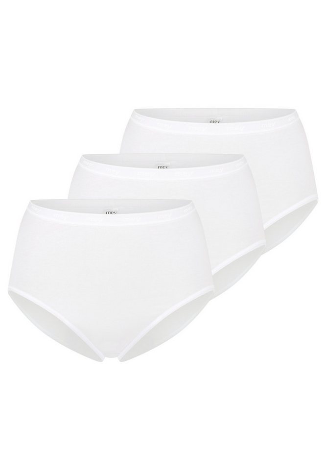 Mey Taillenslip 3er Pack MY Best of (Spar-Set, 3-St) Taillen Slip - Baumwolle - Baumwolleinsatz auf der Schrittinnenseite von Mey