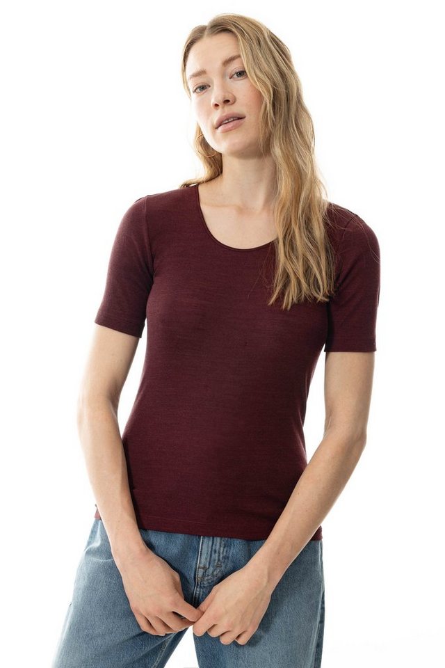 Mey Thermounterhemd Mey Shirt Serie Exquisite 66576 indigo Rose (1 Stück, 1-St., 12 Stück) wärmend von Mey