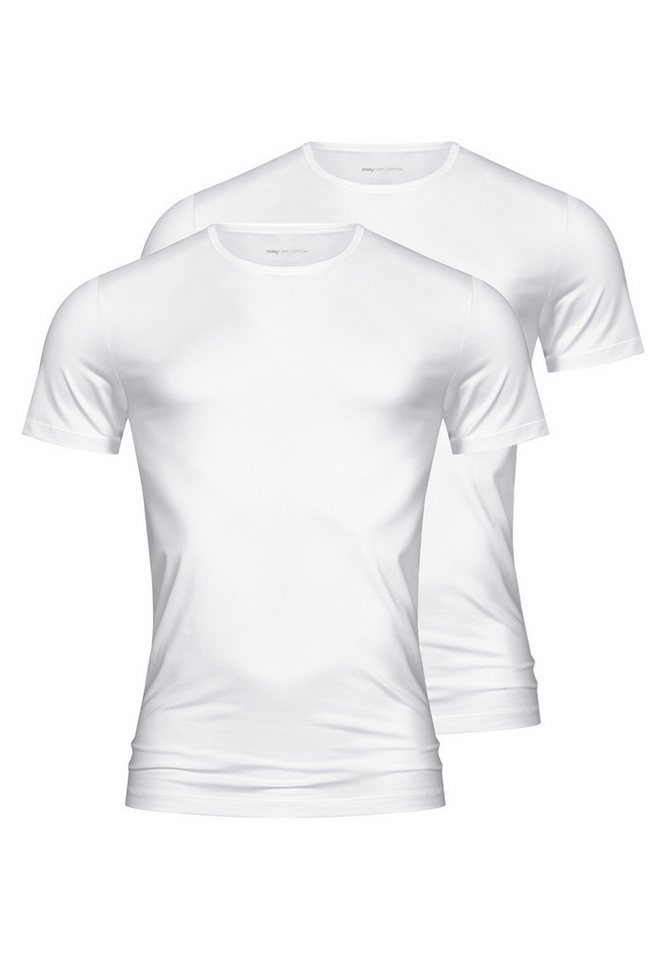 Mey Unterhemd 2er Pack Dry Cotton (Spar-Set, 2-St) Unterhemd / Shirt Kurzarm - Baumwolle von Mey