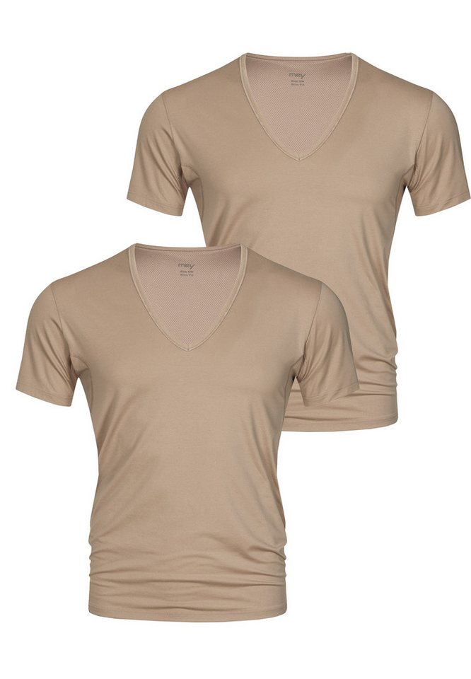 Mey Unterhemd 2er Pack Dry Cotton (Spar-Set, 2-St) Unterhemd / Shirt Kurzarm - Baumwolle - Thermoregulierend von Mey