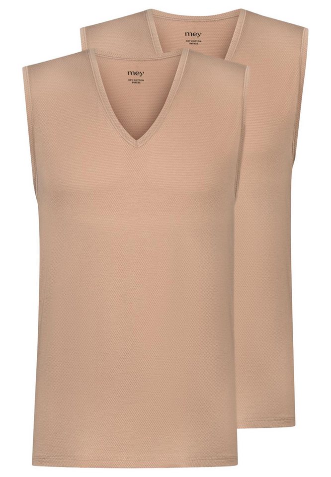 Mey Unterhemd 2er Pack Dry Cotton Breeze (Spar-Set, 2-St) Unterhemd / Tanktop - Baumwolle - Atmungsaktiv von Mey