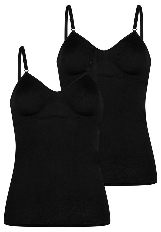 Mey Unterhemd 2er Pack Noblesse (Spar-Set, 2-St) BH-Hemd - Baumwolle - Ohne Polsterung, Natürliches Tragegefühl von Mey