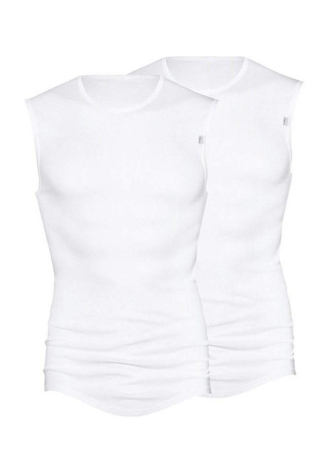 Mey Unterhemd 2er Pack Noblesse (Spar-Set, 2-St) Unterhemd / Tanktop - Baumwolle - Ohne auftragende Nähte von Mey